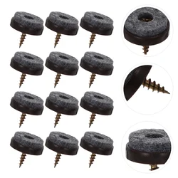 20 Pcs Felt Floor Nails Furniture Non Slip Grippers Door Glide Protective Pad Leg Bottom Pads Non-slip Chair Cushion