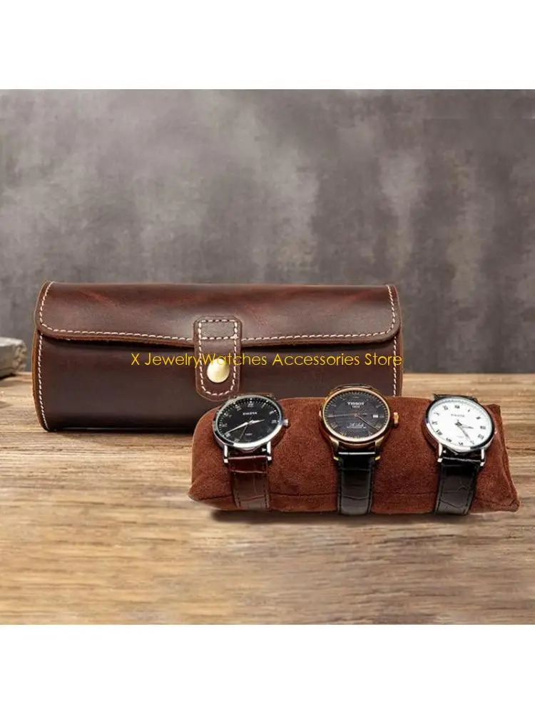 

31KD круглые часы с психической пряжкой, рулонный карман для 3 часов, портативные уличные часы, прочный, прочный, для защиты, Ho