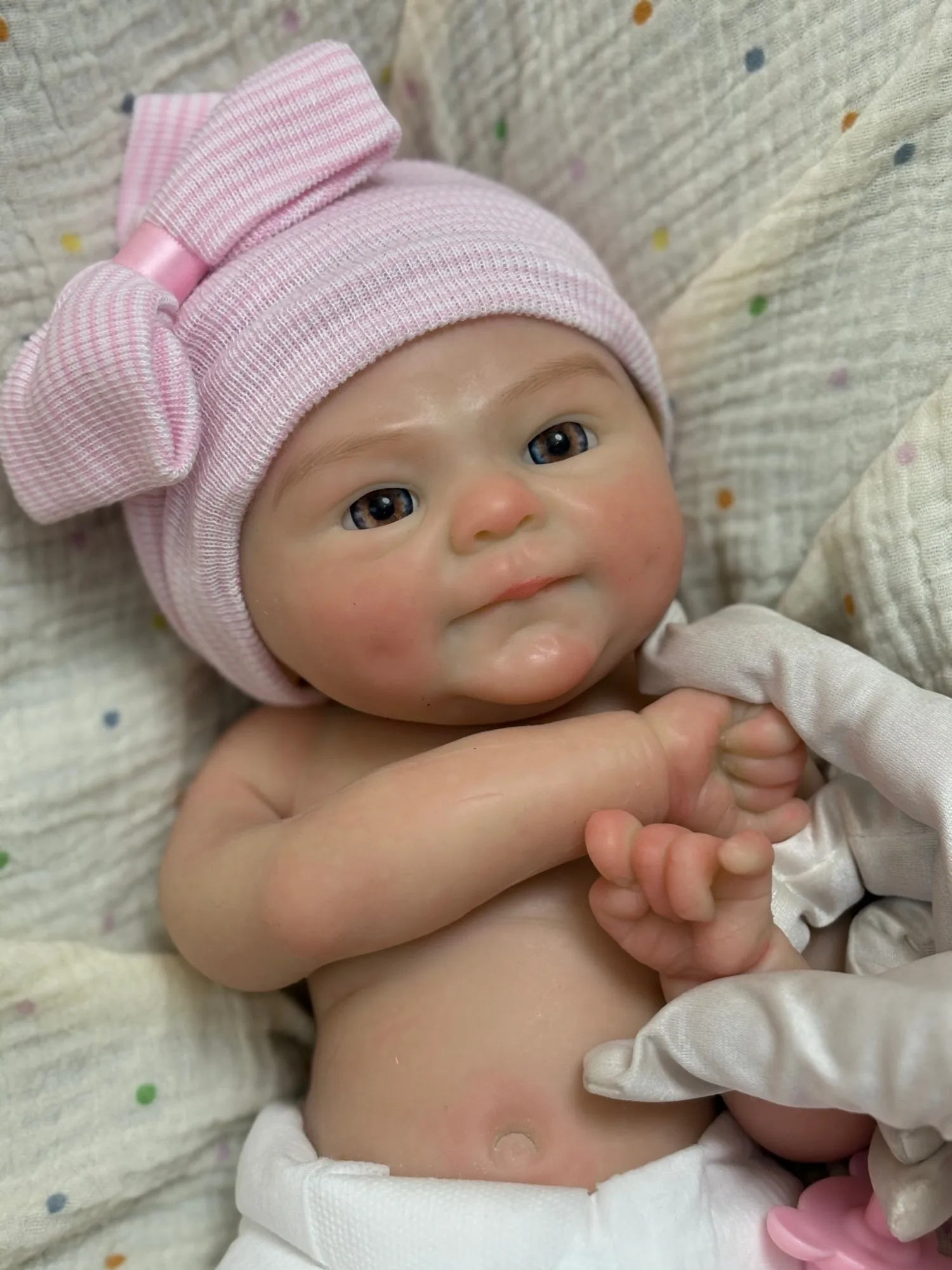 安城ドール 2セットの服付き 13インチ 開口型シリコン ココ ベベ 女の子/男の子 洗える新生児人形 おもちゃ 理想的な贈り物 シリコン製ボディ