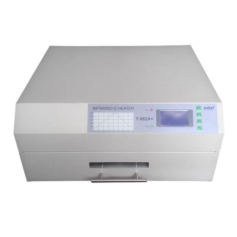 PCB 납땜 장비용 Puhui T-962A+ 경제적인 무연 리플로우 납땜 오븐 데스크탑 리플로우 오븐