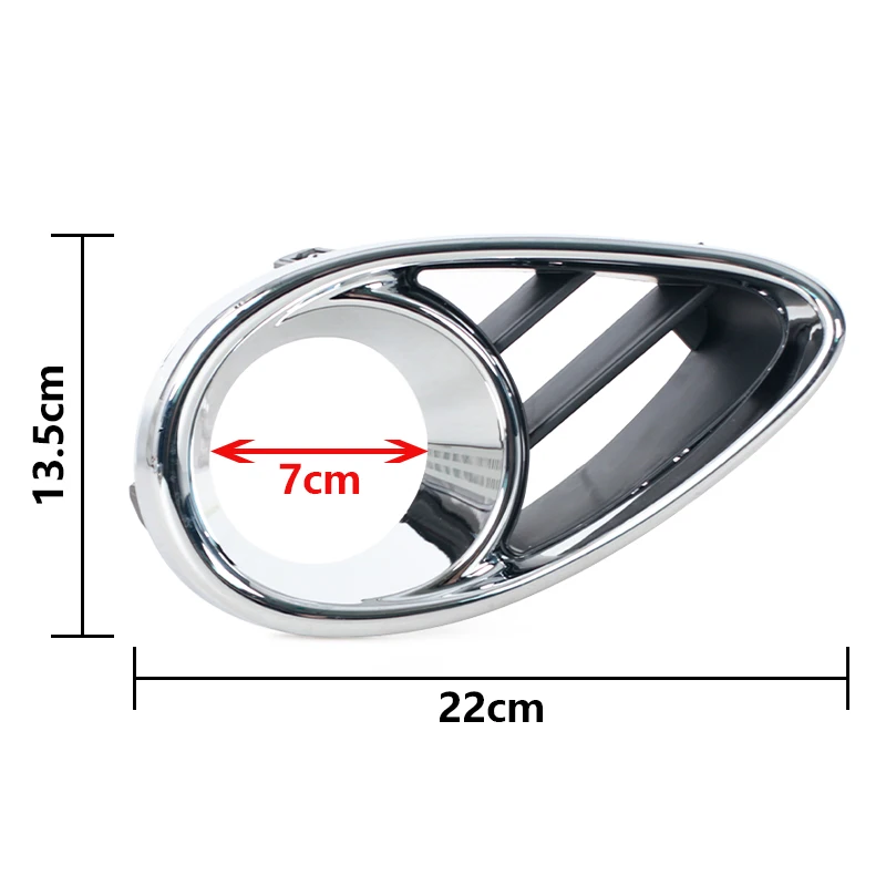Left/Right 622573EV0A 622563EV0A Front Fog Lamp Chrome Bezel For Infiniti Fx 30d 35 37 50 2009 2010 2011 2012 2013 2014 2015