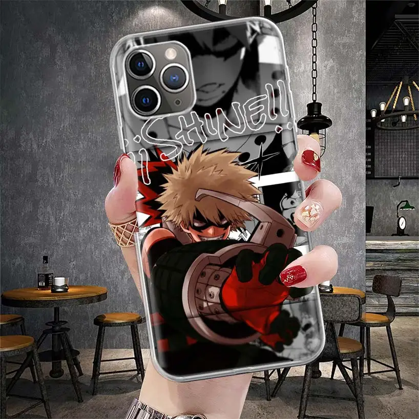 My Hero MHA Bakugou Katsuki Soft Phone Case For IPhone 11 13 16 Pro MAX 15 + 14 Plus 12 Mini X XS Apple 8 7 SE Fundas Coque 11 1