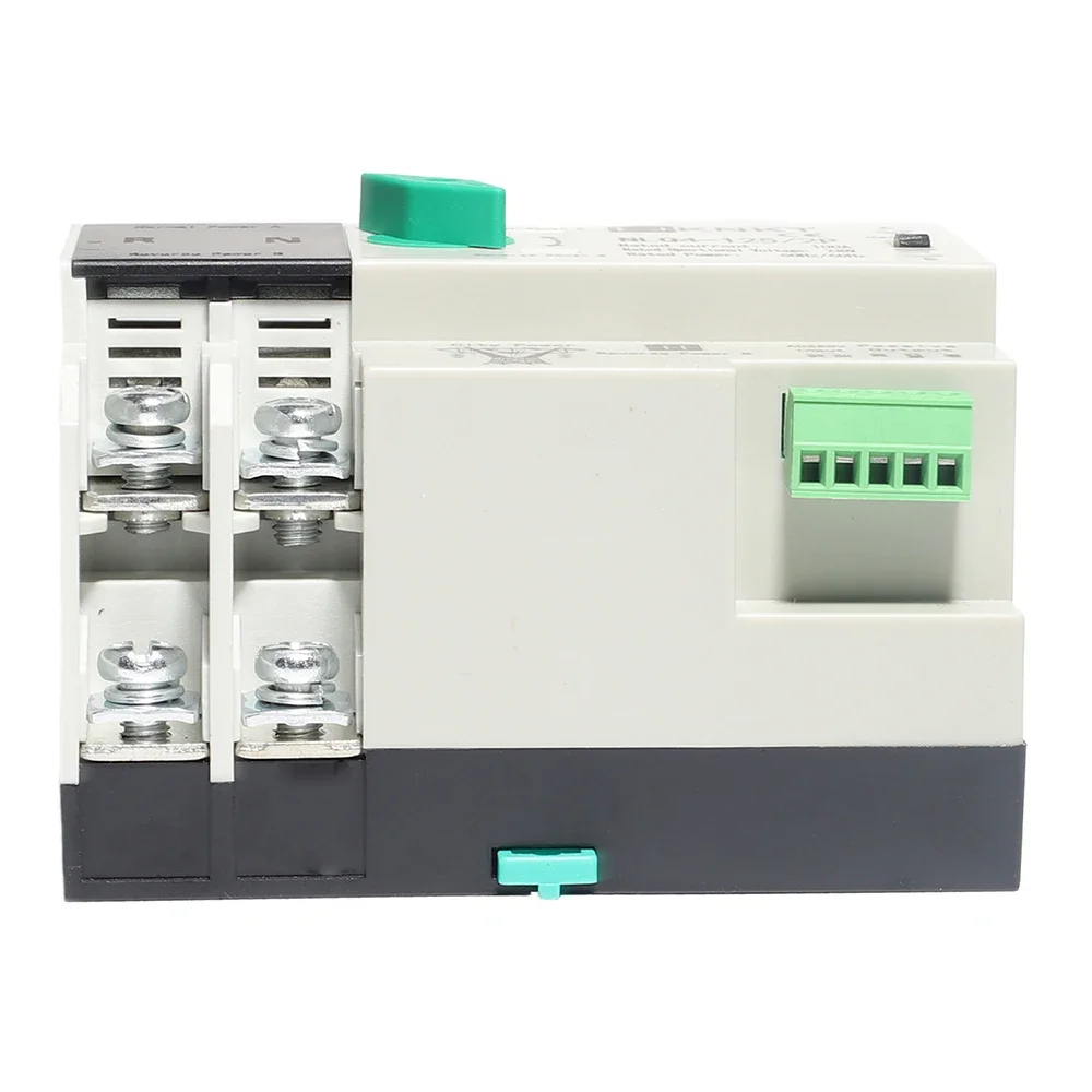 2P Din Rail PV Inverter Dual Power Automatic Transfer Selector Switches Uninterrupted 100A Photovoltaic Solar