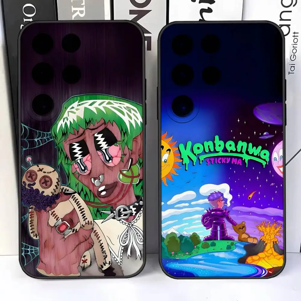 

Sticky MA Konbanwa Soft TPU Cover For Samsung S25,S24,Ultra,S20,S30,Plus,S22,S23,Ultra,Plus,5G Phone Case