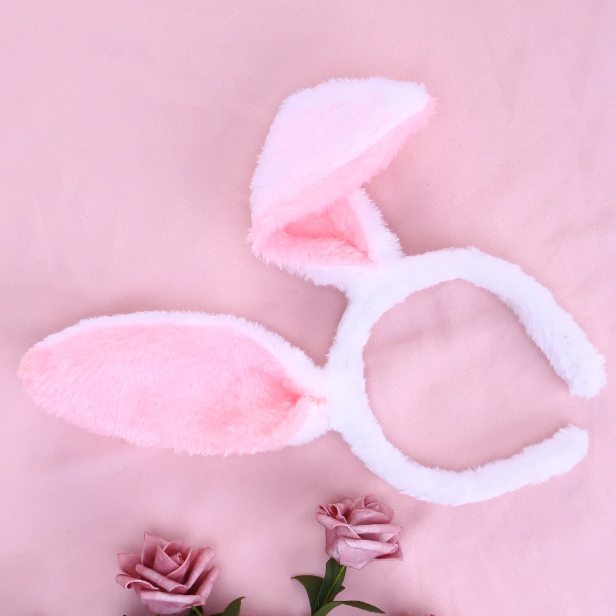 Stuffed Bunny Headband Ears Hairbands Rabbit Animal Accessory Miss Women's Plush