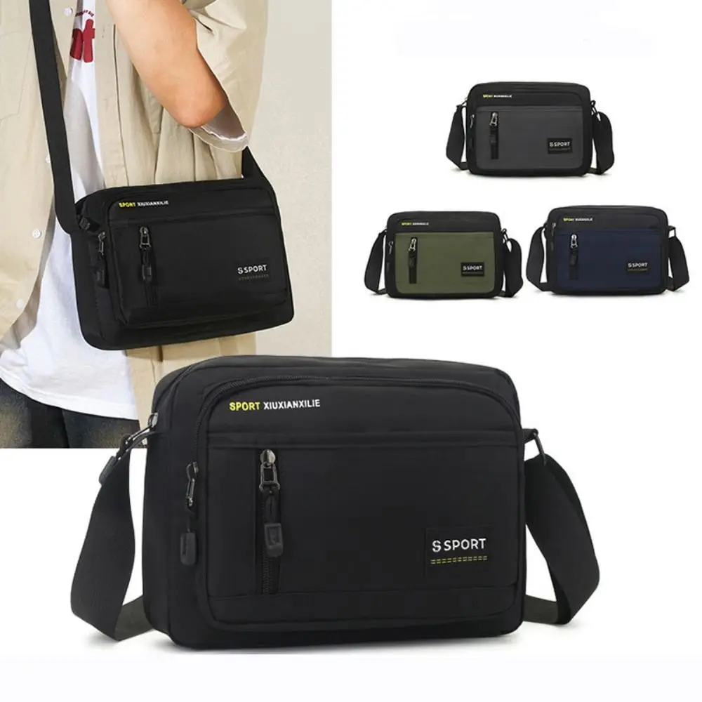 Men Messenger Bags Casual Multifunction Small Travel Bags Waterproof Style Shoulder Fashion  Women Crossbody Bags