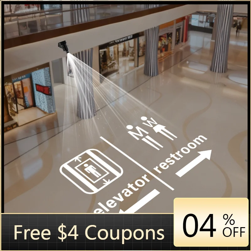 

STLF Logo Projector Free Custom Advertising Lights 100W150W Led Gobo Light Business Sign Wall Projection Lamp Outdoor Waterproof