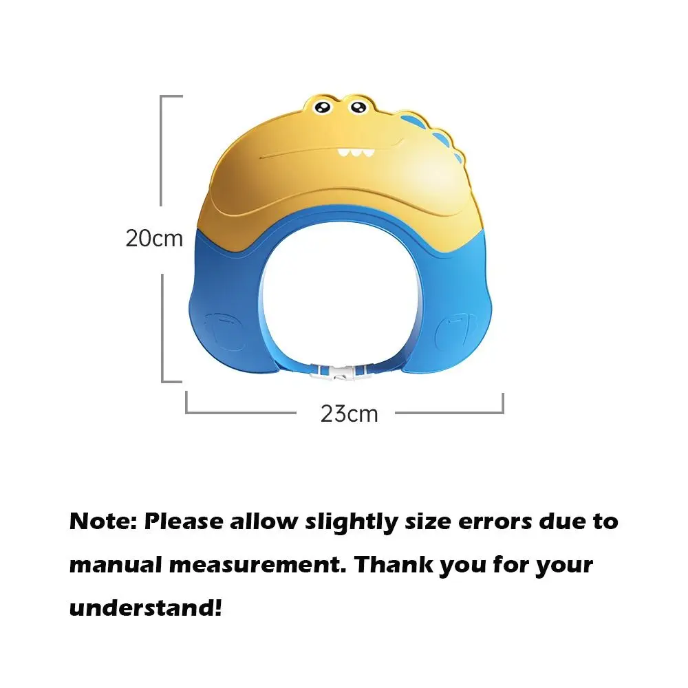 Penutup Kepala Mandi Anti Air untuk Anak, Pelindung Rambut saat Mencuci, Pelindung Mata dan Telinga, Penutup Kepala untuk Mandi