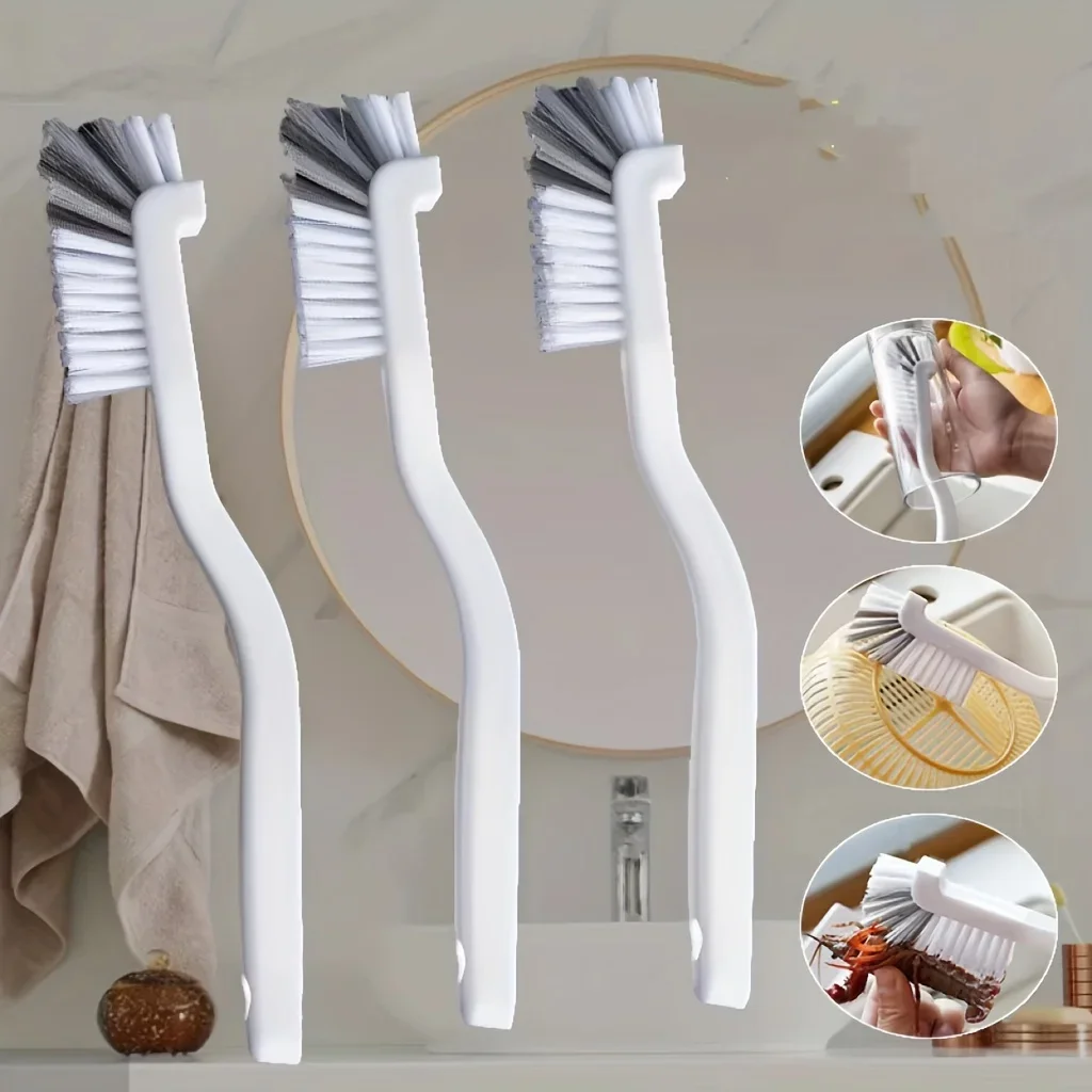 5pcs Multipurpose Long Handle Cleaning Brush Easy to Use No Electricity Needed for Kitchen, Bathroom, Toilet