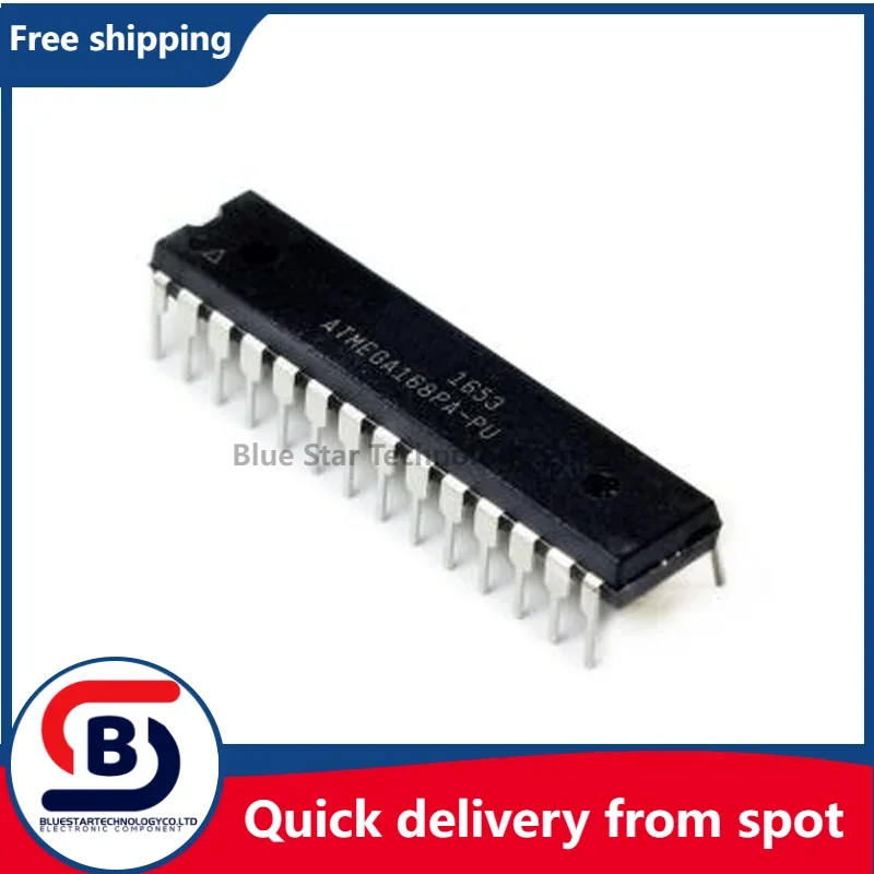 Free Shipping 10-50pcs/lots ATMEGA168V-8PU ATMEGA168PA-PU ATMEGA168PA ATMEGA168V ATMEGA168 DIP28 Quick delivery from spot