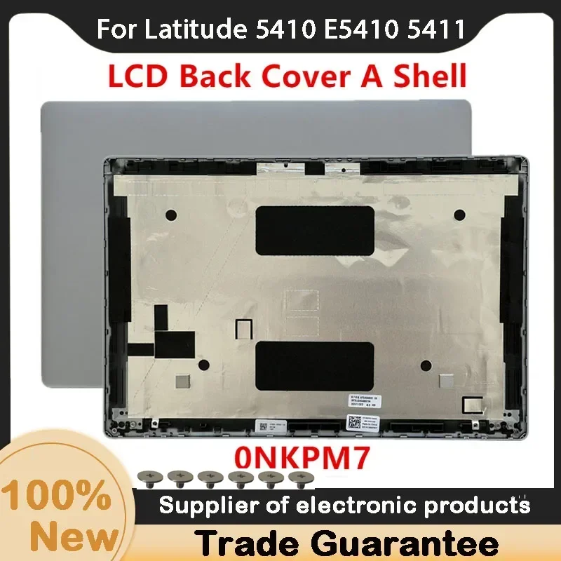 New For Dell Latitude 5410 E5410 5411 E5411 LCD Back Cover Silver 0NKPM7 NKPM7