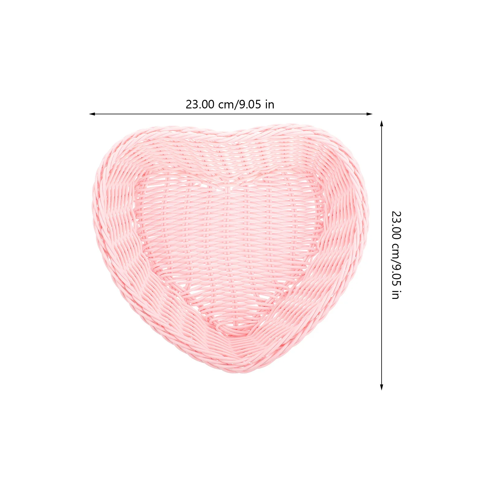 Paniers de rangement en rotin Love, Kg Display, Conteneur de fruits, Légumes, Brittop, Pp JxAfternoon Tea, Desktop Snacks