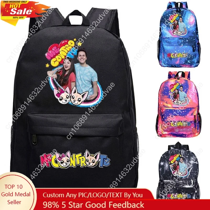 

Mochila Me Contro Te Backpacks School Bags Boys Girls Kids Travel Bag Canvas Bagpacks School Backpack Men Women Casual Knapsack