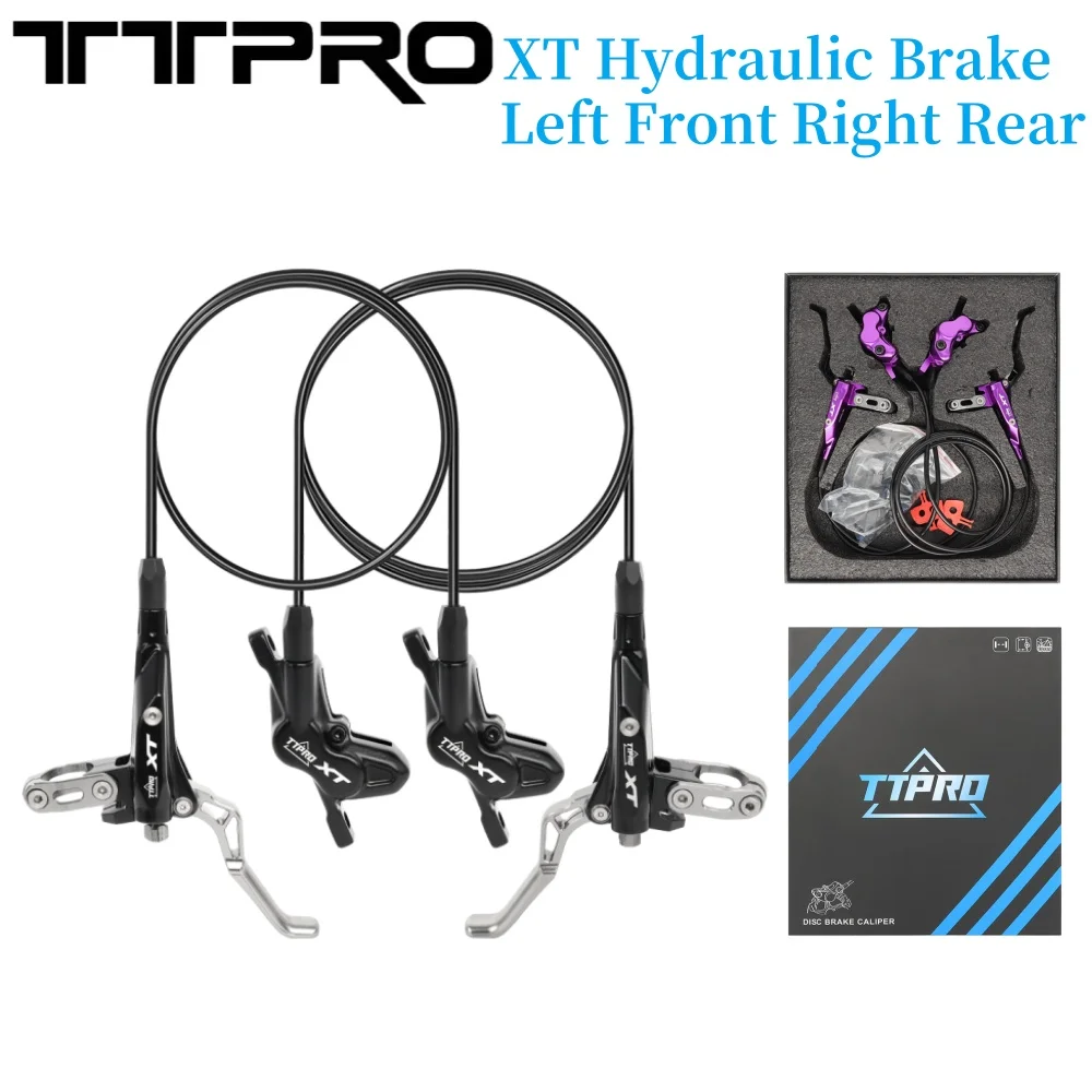 

TTPRO XT MTB Bike Hydraulic Disc Brake Mountain Bike Left Front Right Rear Brake Electric Bike Brake Bicycle Parts