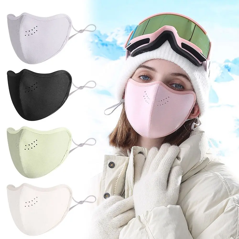 Warmer Mask Double Sided Thermal Mask Windproof Keep Warm Face Mask Balaclava Coldproof Thickened Winter Bicycle Cycling Mask