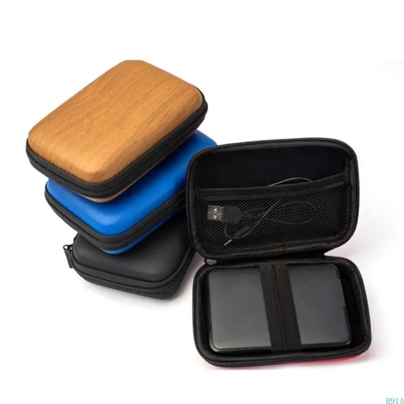 R91A защитные туристические корпусы EVA Организаторы Бэк для внешнего жесткого диска и зарядных устройств