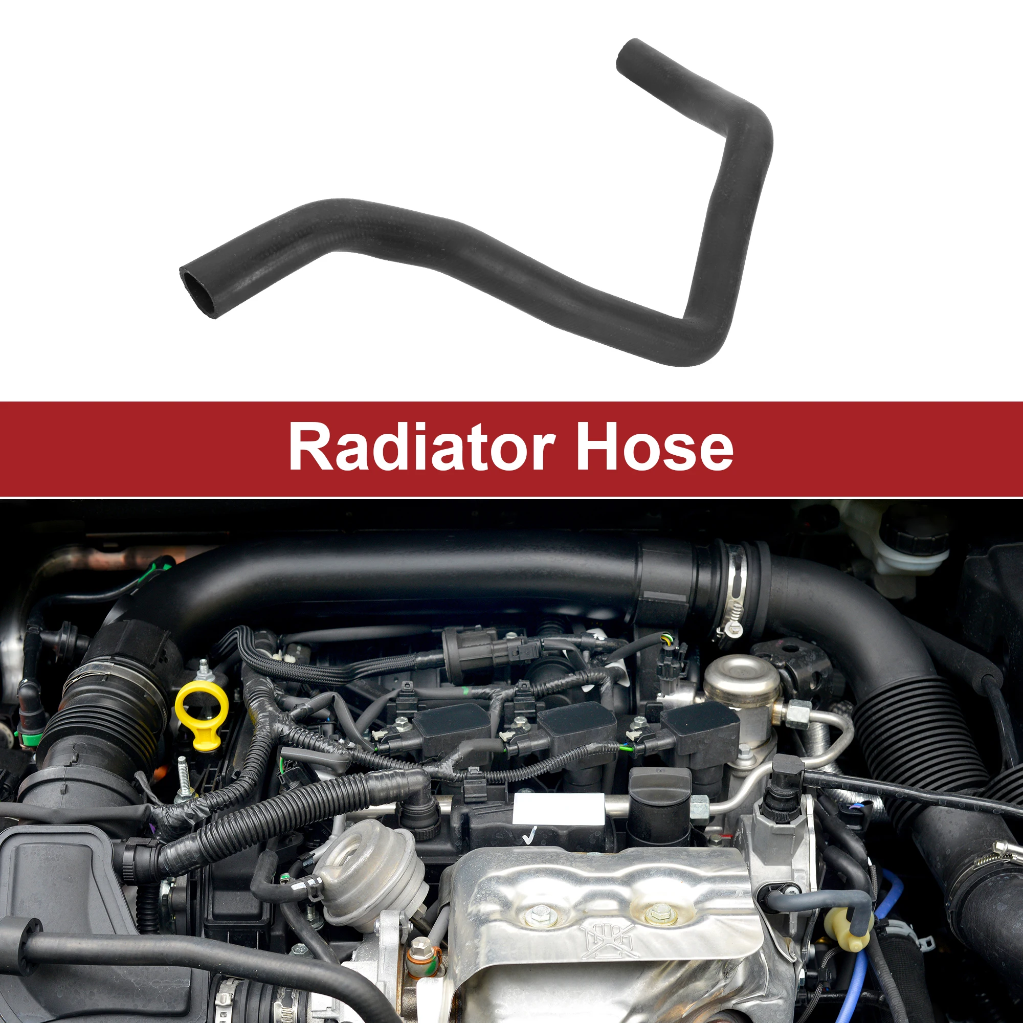 UXCELL Radiator Hose No.19502P08000 for Honda Civic 1.5L 1.6L 1992-2000 for Honda Civic del Sol 1.5L 1.6L 1993-1997