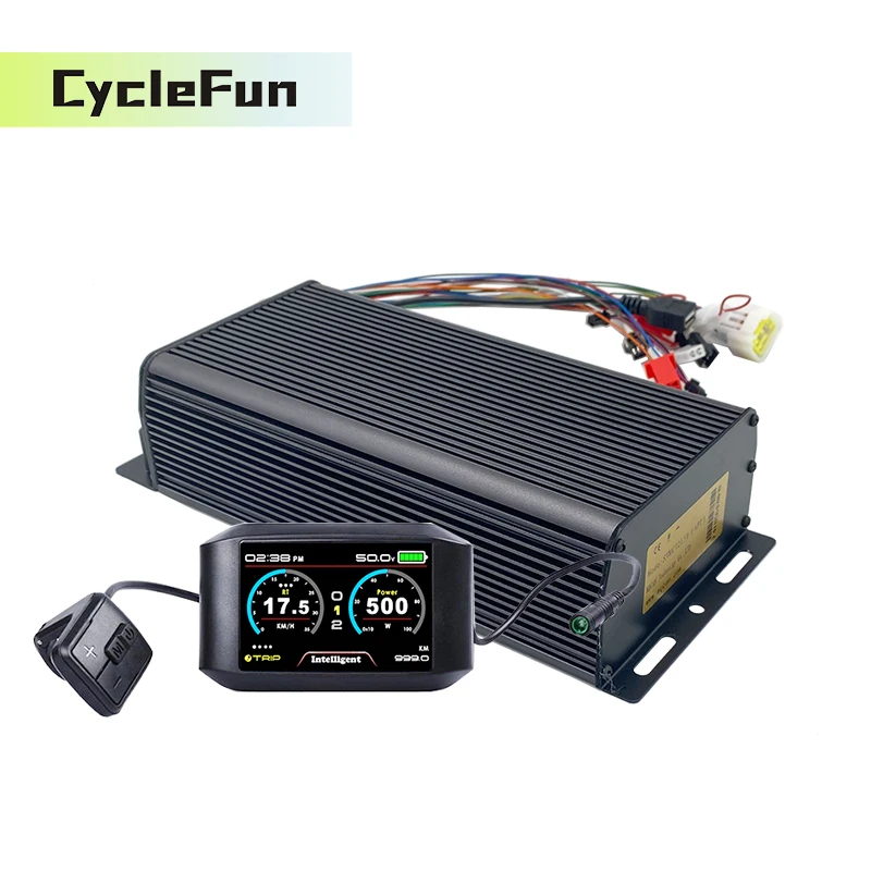 

Sabvoton SVMC72100-APT V2 Controller DC 100A With TFT 750C APT Display For 2000W Spoke Hub Motor or Electric Scooter Hub Motor