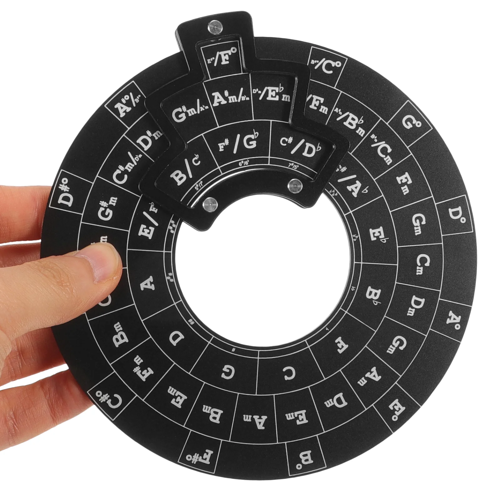 Staff Music Theory Learning Tools Guitar Circle of Fifths Aluminum Alloy Melody Chord Wheel