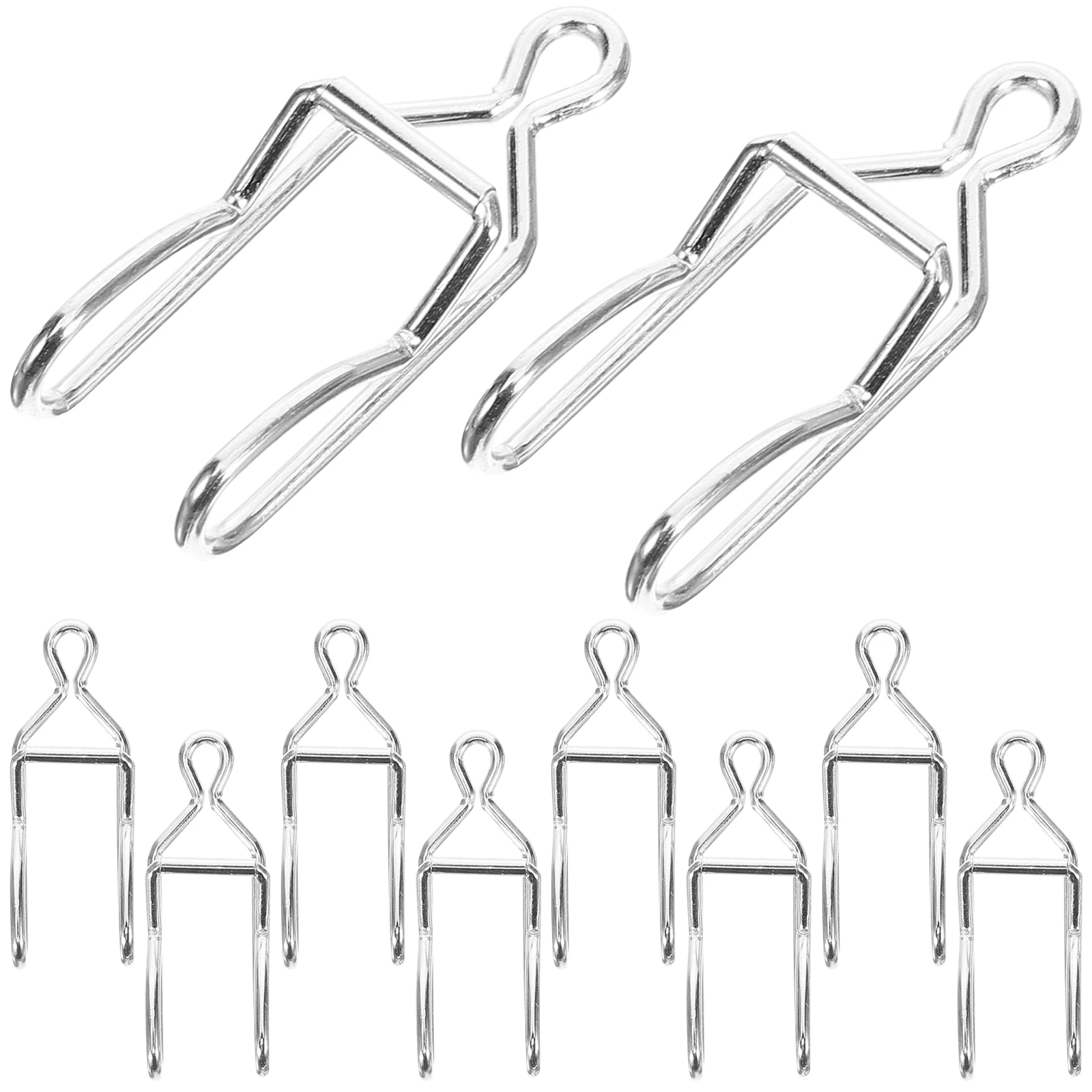 

50Pcs Pocket Watch Chain Parts Smooth Easy Install Remove DIY Crafts Pocket Watch Chain Clasp Iron Claps