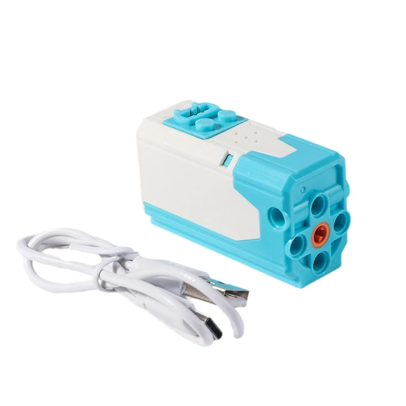 Fungsi daya Motor listrik MOC blok bangunan dapat diisi ulang Motor nirkabel 8883M 9686 MOC DIY perakitan