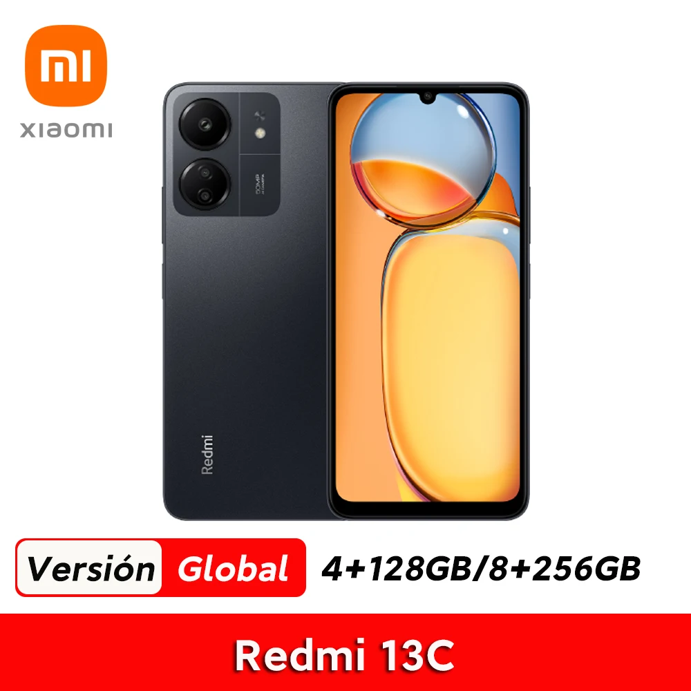 Global Version Xiaomi Redmi 13C 128GB/256GB Smartphone MTK Helio G85 6.74