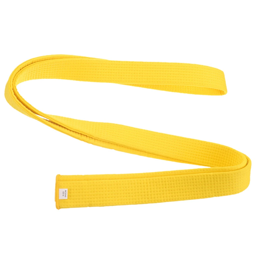 

Taekwondo Karate Belt Martial Waist Band Training Gear Lightweight Cotton Yellow Child Youth Practicing Costume
