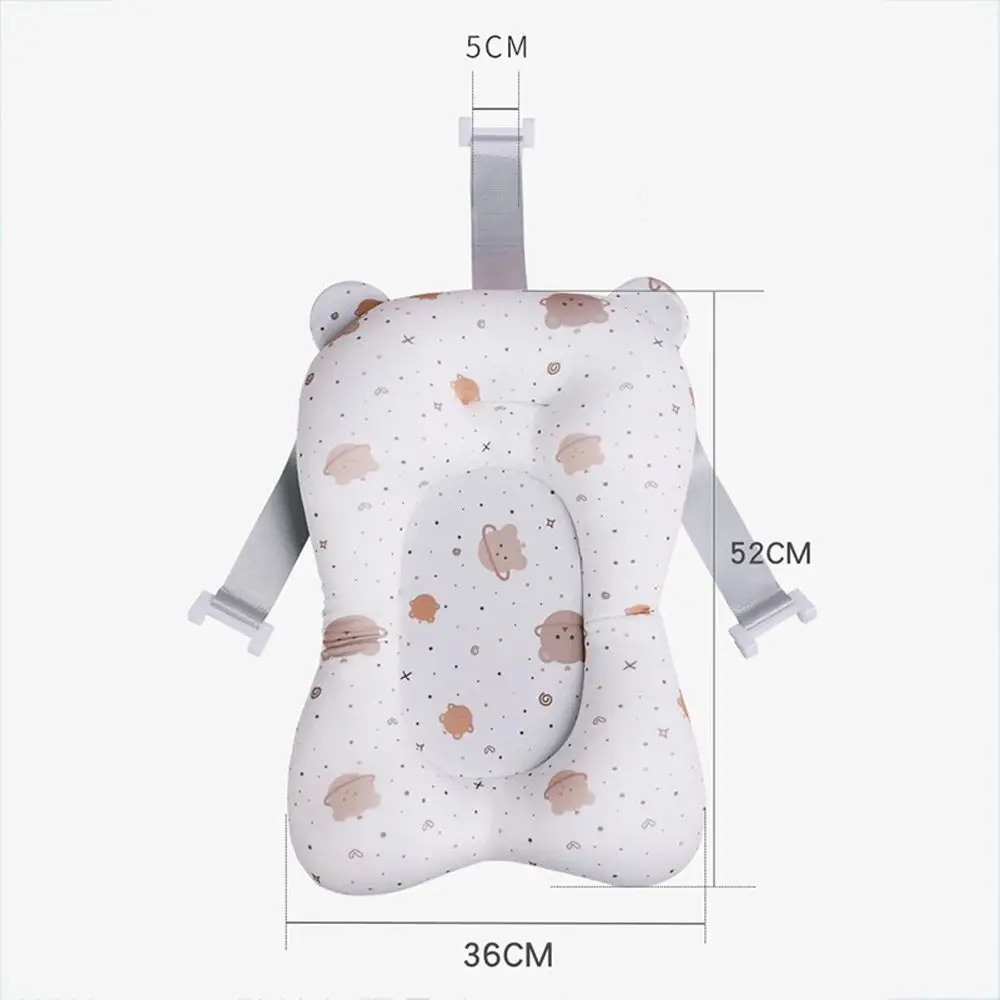 Segurança bonito coelho urso de segurança recém-nascido assento de banho chuveiro suporte esteira infantil banheira almofada de banho do bebê