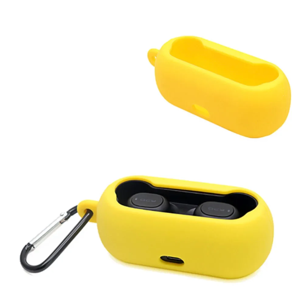 Waterdichte siliconen beschermhoes voor oordopjes, compatibel met SoundPEATS TrueFree QCY T1 draadloze oordopjes