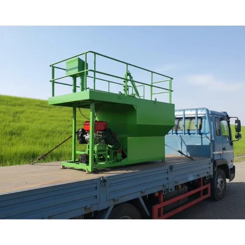 Hydraulic Grass Planting Machine Hydroseeding Equipment for Landscaping and Environmental Engineering