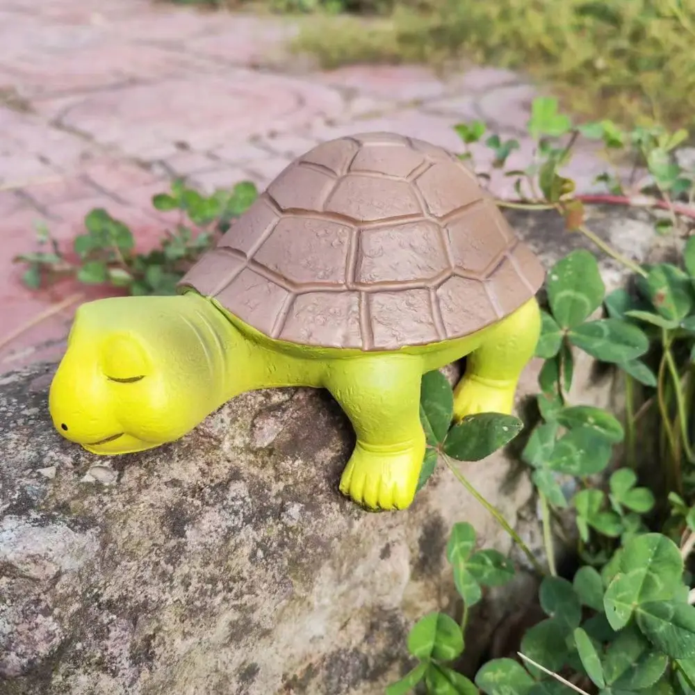 Garden Turtle Ornament Decoration, Garden Side Bench Decoration, Resin Craft Decoration Ornament