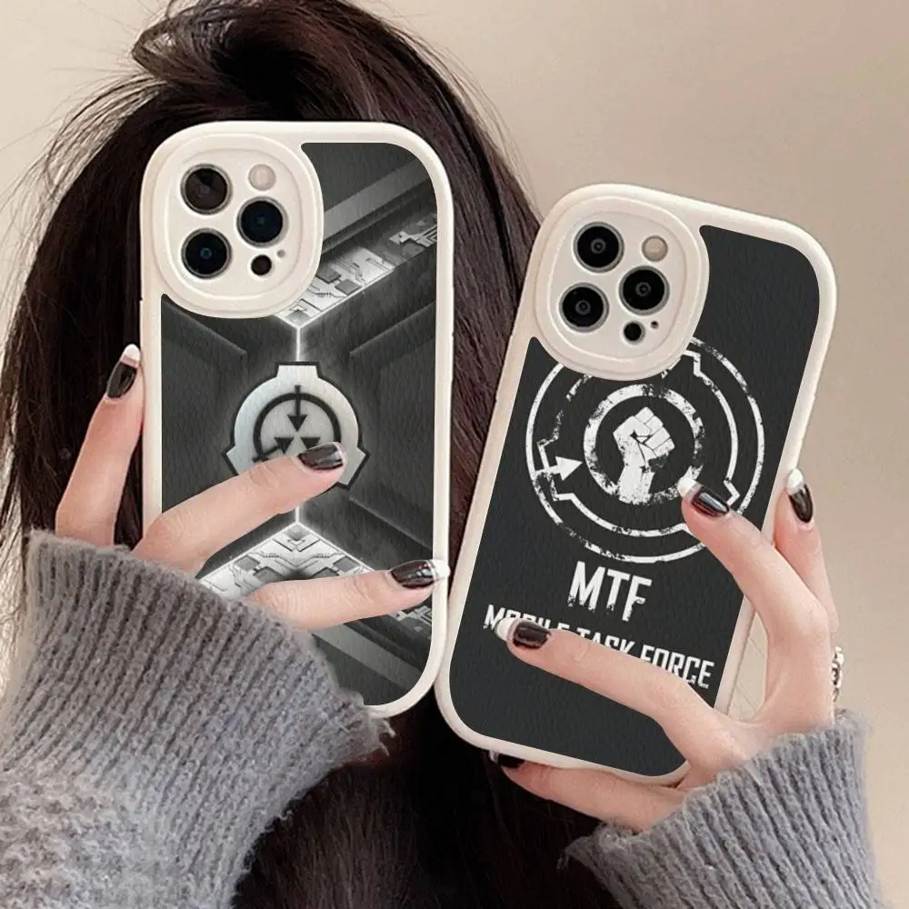 Game Vintage SCP Foundation Phone Case For IPhone 11 12 13 14 15 16 Pro Max Plus Leather Cover