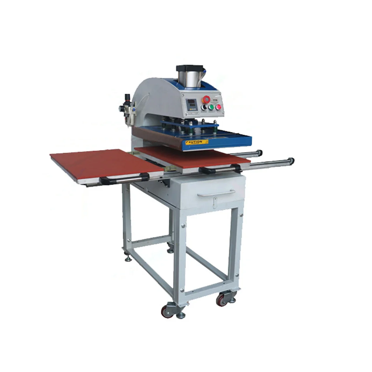 Automatic Double Heat Press Machine 16 X 24 Slide Out For T-shirt Prensa De Calor Sublimation