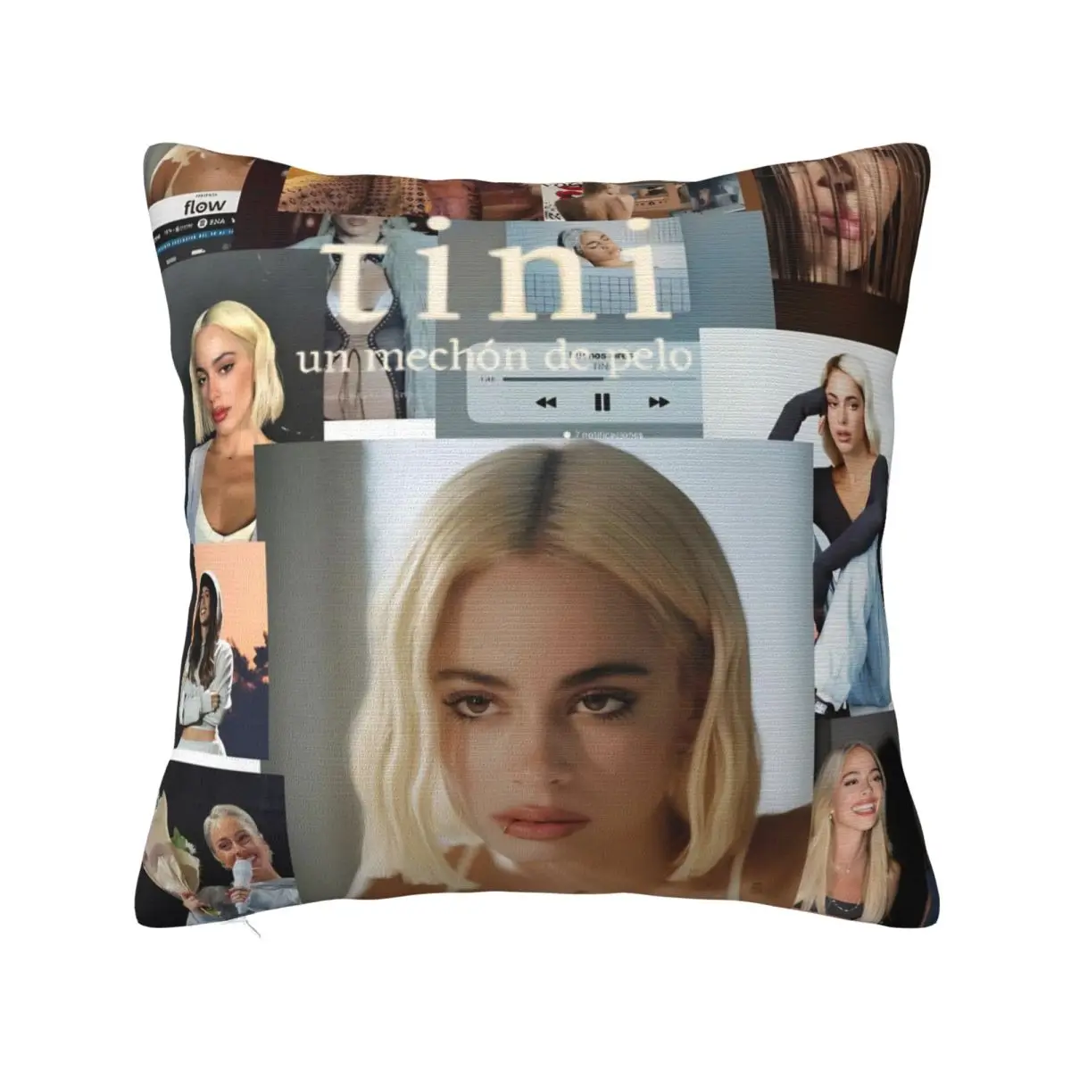 TINI STOESSEL Futttura Tour Square Pillow Cases Singer Cushion Covers Fashion Decorative Pillowcase for Living Room 18