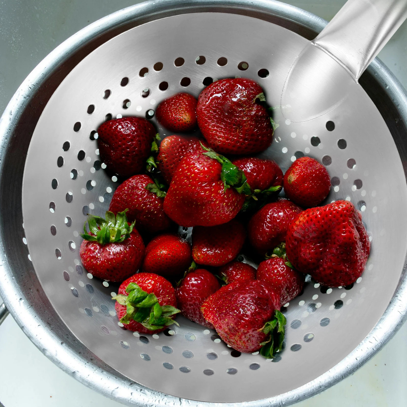 

Thickened Stainless Steel Skimmer Spoon Large Mesh Ladle For Fries Eggs Vegetables Soup Hot Pot Kitchen Gadget Filter