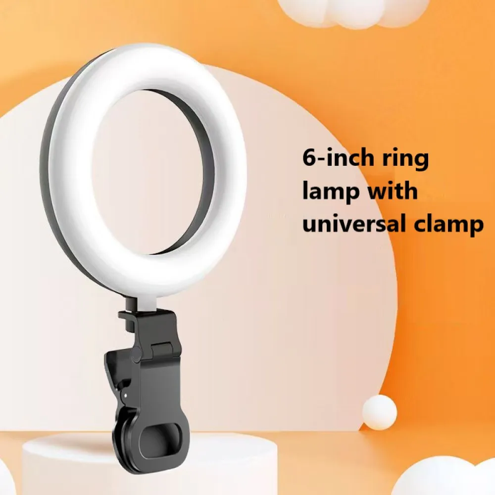 Mobile phone supplementary light computer supplementary light LED soft light ring light 3-color temperature screen eye protectio