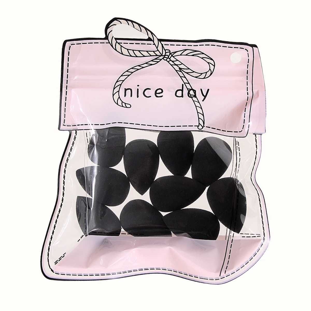 10PCS All‑In‑One Makeup Tool Set, Soft & Mini Makeup Sponges, Wet Dry Dual Use, Foundation Concealer, Makeup Accessories