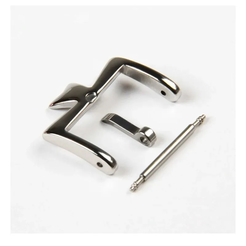 New Stainless Steel Watch Clasp for Watch Strap Buckles Constantin Silvery Golden Rose Gold Metal Pin Clasp 14MM-20MM
