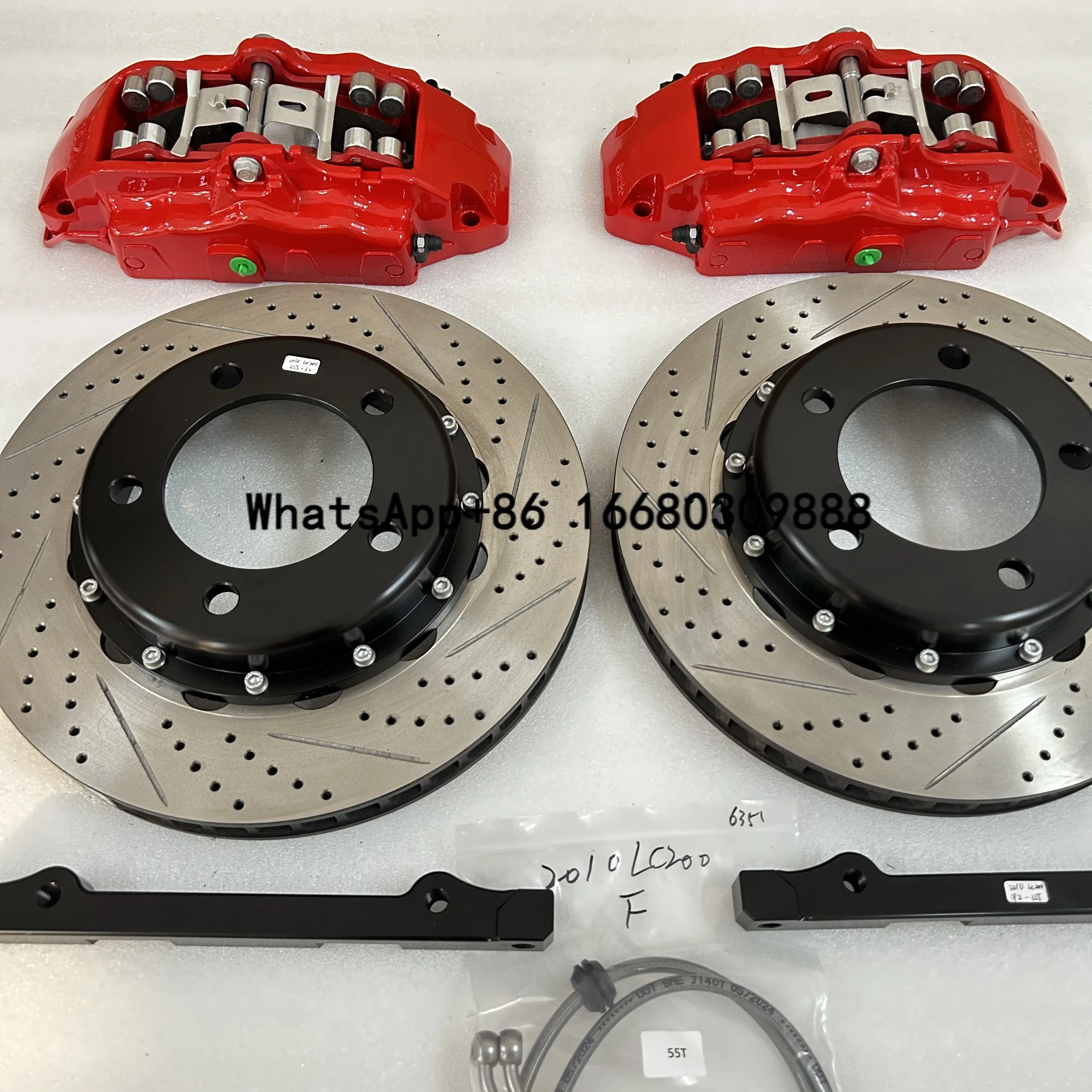 Jekit Car Accessories 6 Pots 18Z With 355*32mm Hole Line Disc For  LC200 2010 year