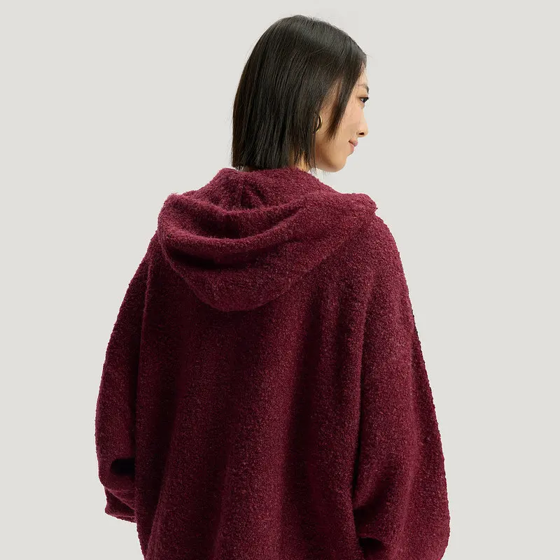 Adidas Clover Year of The Horse Red New Year Suede Jacket Hooded Jacket KT0718