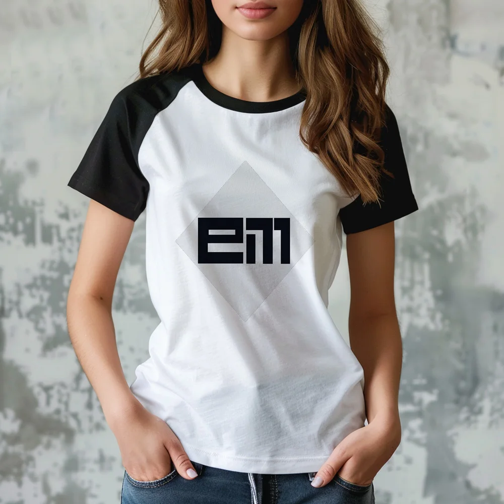 Eminem t shirt donna designer streetwear top abbigliamento femminile manga