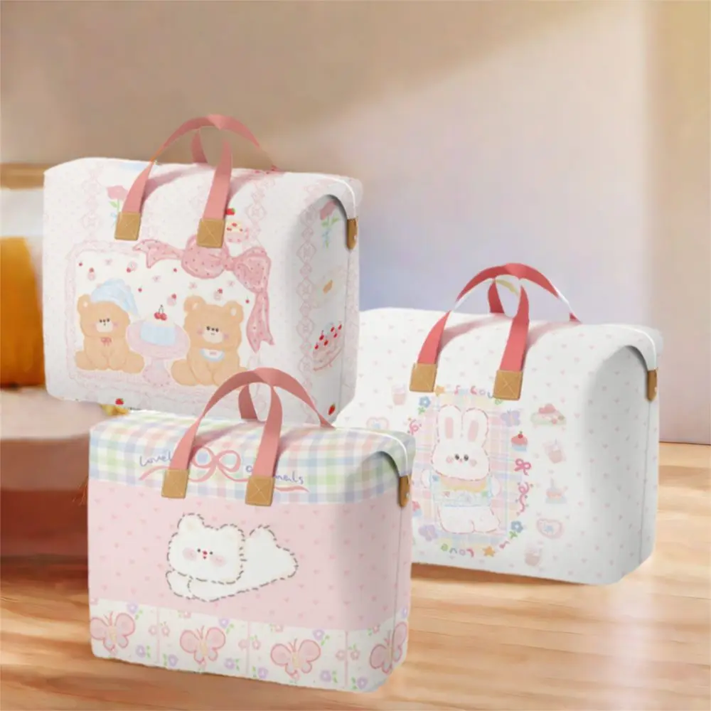 

Non-woven Fabric Clothes Quilt Storage Bag Cartoon Dustproof Children Quilt Finishing Bag Foldable Space Saving