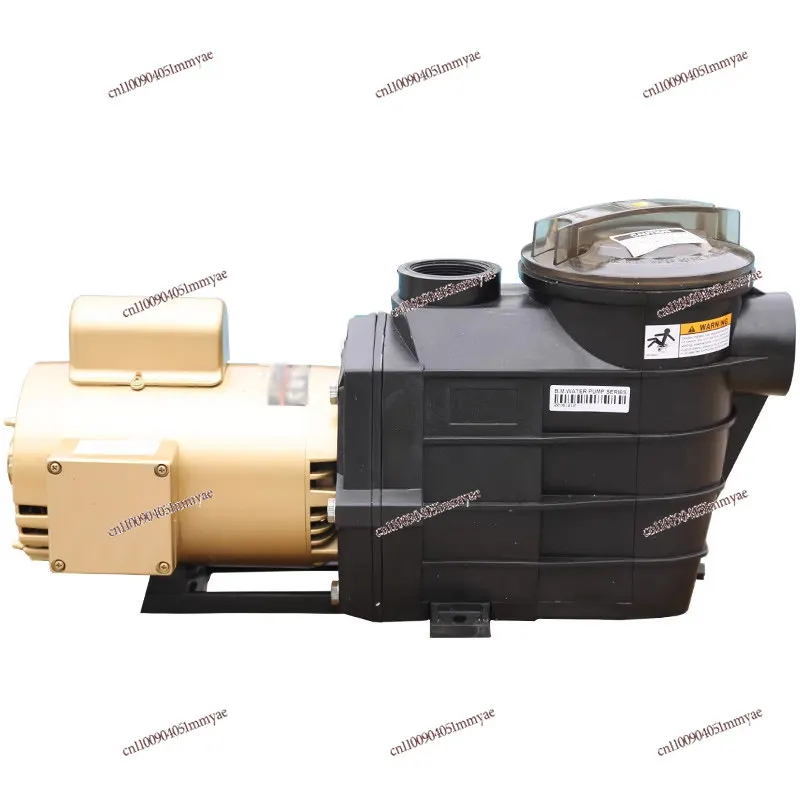 Swimming pool circulating filter pump with hair collector filter