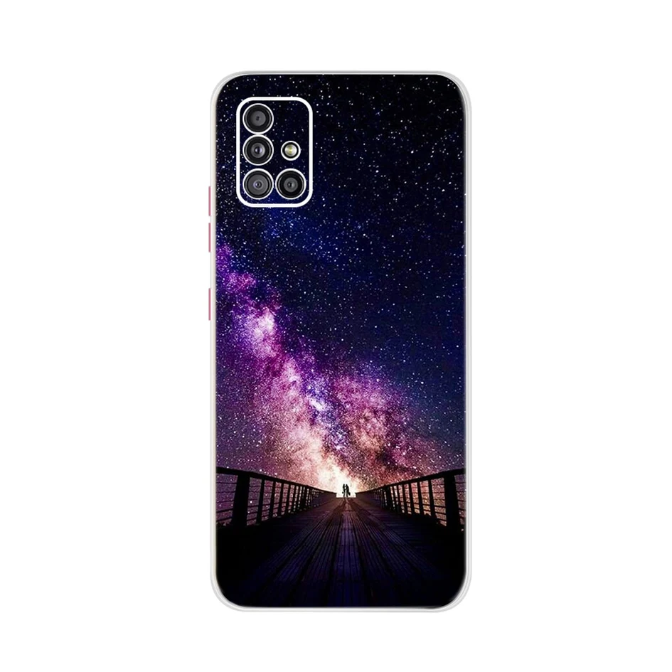 For Samsung Galaxy A51 4G 5G Case Fashion Dandelion Flower Soft Phone Cover For Samsung A51 2019 A 51 SM-A515F SM-A516B/DS Funda