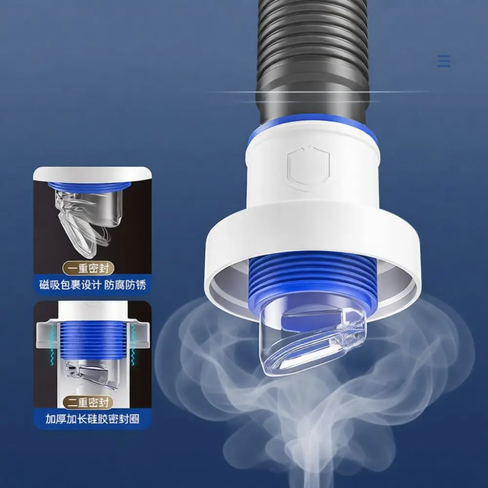 Kitchen Sink Drain Sealing Ring Anti Odor Deodorant Valve Plug Basin Sewer Pipe Backflow Preventer Bathroom Floor Drain Cover