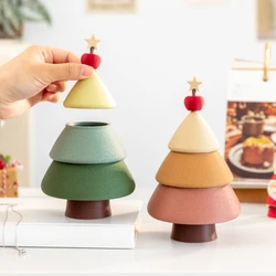 Christmas Tree Jewelry Box Trinket Storage Box Holiday Home Room Bathroom Desk Ornaments Jewelry Case Birthday Gifts for Women
