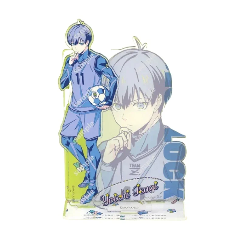 أنيمي كرة القدم الشكل الاكريليك تقف تأثيري Isagi Chigiri Bachira ناجي Karasu الكرتون الرسوم المتحركة السجن نموذج هدية لعبة #5