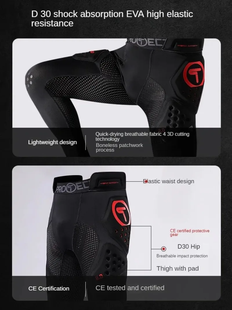 Picture 5: T Brand Motorcycle Racing Pants, CE Ventilated Anti-Scratch Armor, Hip Crotch Anti-Drop Protection for Off-Road ATV MX  Riding