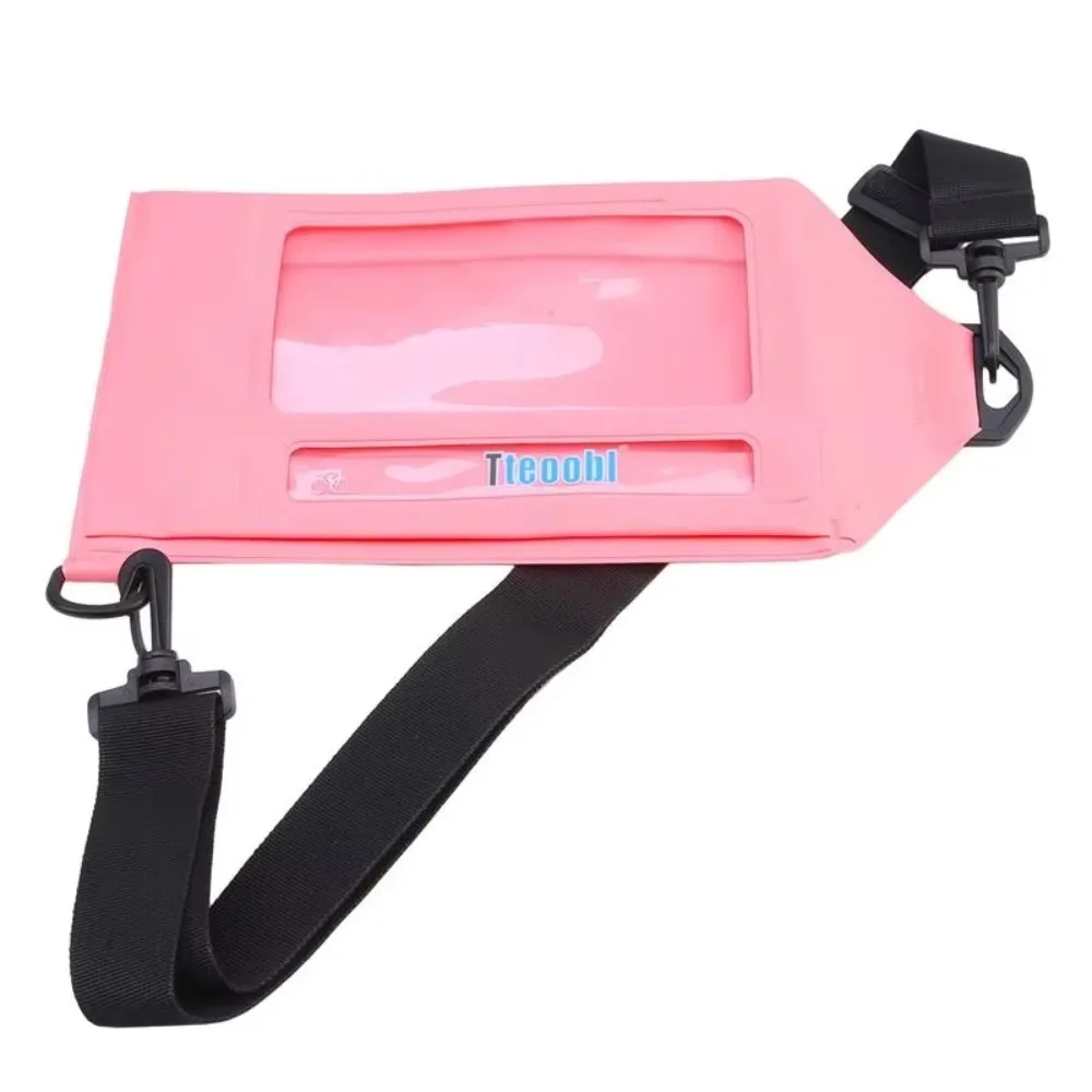 

Floating Waterproof Bag Waterproof Phone Pouch PVC Thicken Swimming Bag Transparent Adjustable Strap Shoulder Bag Crossbody