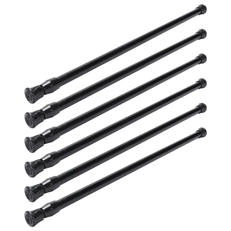 

Телескопическая штанга для штор LLCS-6X с пружинным механизмом, регулируемая, для ванной и окон, 40-70 см